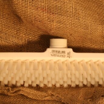 SZCZOTKA DO KIJA STOŻEK BIAŁY WŁOS 40CM