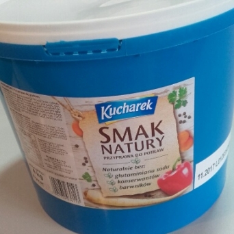 KUCHAREK- SMAK NATURY BEZ GLUTAMINIANU SODU, KONSERWANTÓW I BARWNIKÓW 4 KG